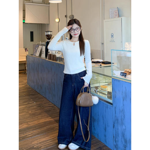 <曾小咸推荐>现货秒杀 ！微信超特价！镂空磨毛打底衫 日常129.99 立减70 秒杀59.99！！ 商品图3