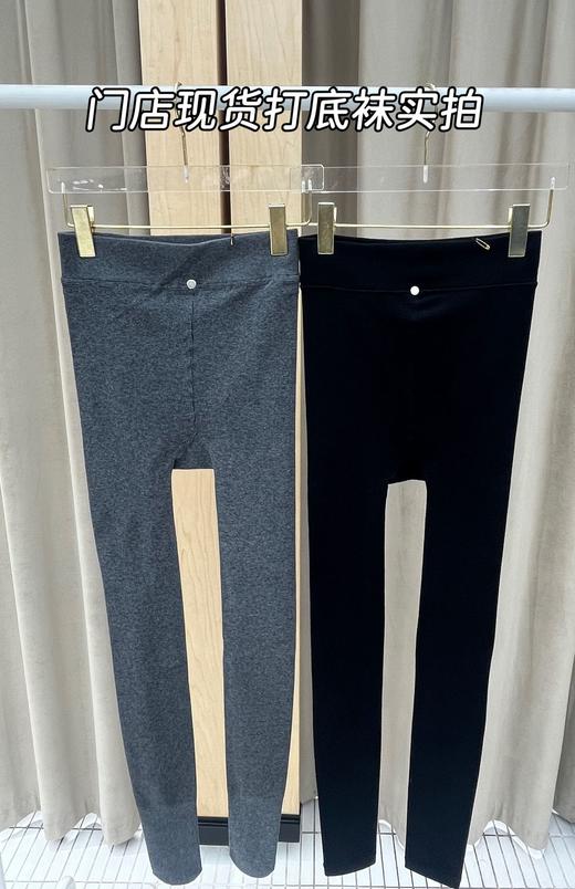 《深灰无货勿拍》【新年福利回归49元2件】黑美裤袜防勾丝显瘦连脚棉竖条袜200g-纪念日百货门店同款165044790 商品图5