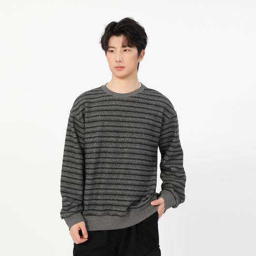 基础条纹圆领毛衣-纪念日百货门店同款168994897 商品图1