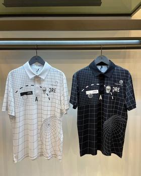 新款春夏男士短袖上衣来了！十分酷的一款原厂polo衫，全部原厂，跟订单大货一起出，清洗水标发货！印花的色窗、饱和度、花色大小比例，一眼见真知，以及衣服肉眼可见的细节，支持上柜随意对比🆚！