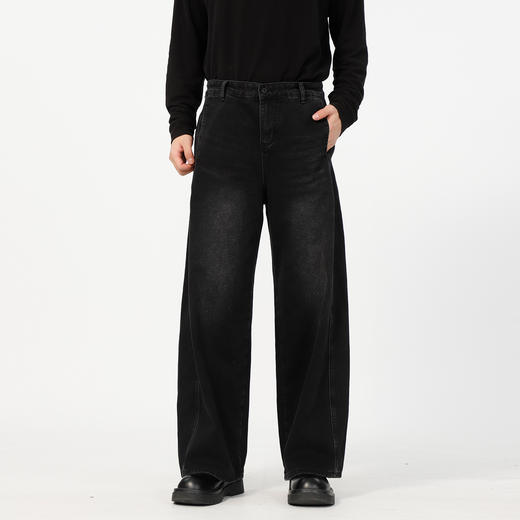 弯刀分割抓毛牛仔-纪念日百货门店同款168144358 商品图1