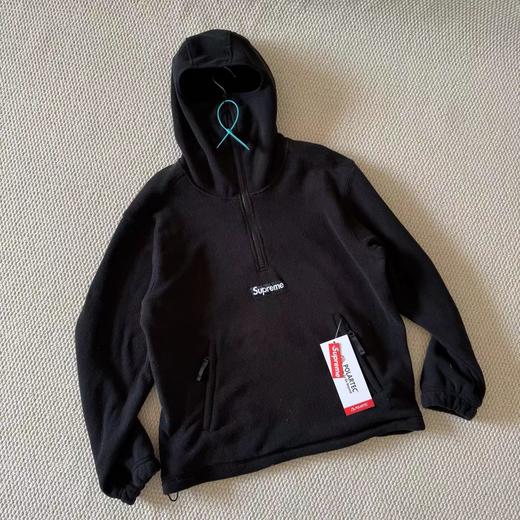 F010908联名款舒适时尚四色连帽半拉链抓绒卫衣男女同款 商品图9