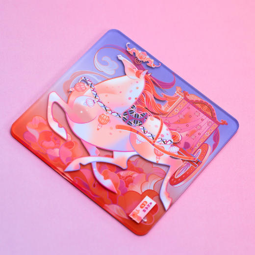 十骏图亚克力杯垫盲盒（10款随机1款） 商品图1