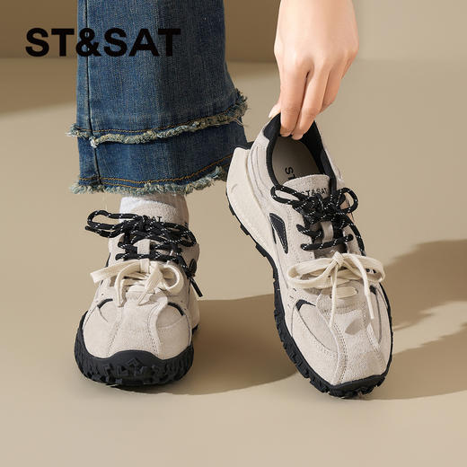 星期六复古美拉德百搭软底阿甘鞋SSC3112CGB 商品图10