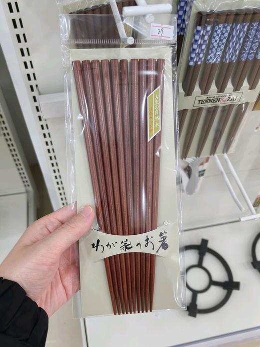 【日本进口木筷】日本原装进口天然木筷5双一盒手作工艺 商品图7