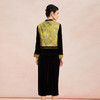 RE803斯尔丽26新款国风金丝绒弹力改良旗袍式连衣裙搭配印花马甲套装 商品缩略图1