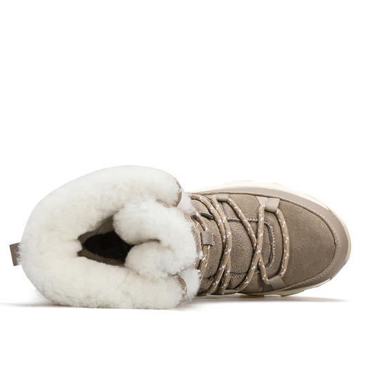 悍途（HUMTTO）冬季厚底保暖加绒内里雪地靴时尚舒适女士百搭户外保暖棉鞋 商品图2