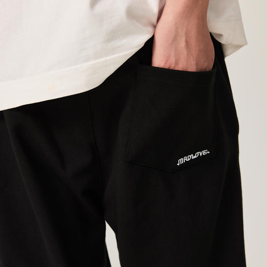 NPC潮牌【狂爱系列】蜡笔爱心印花休闲卫裤男松紧腰长裤秋NP46SP22 商品图3