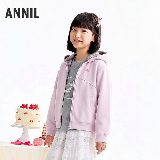 男女童针织外套春季新款安奈儿童装EM615688 商品图2