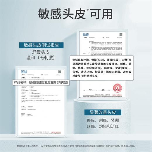 瑞士豌豆苗防脱洗发水强韧发根控油蓬松女男Fortro赋强育发洗发露 商品图5