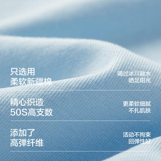 有棵树纯棉抗菌男士平角内裤3条装-S585D 商品图3