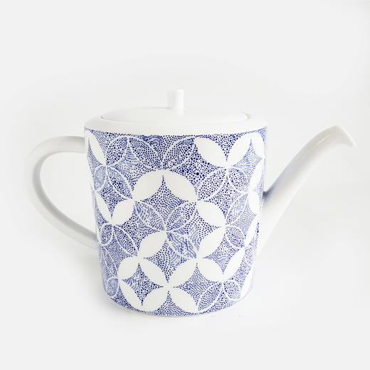 【全新】LV路易威登R95939蓝白花卉图案Constellation茶壶水壶 040126NJT03 商品图2