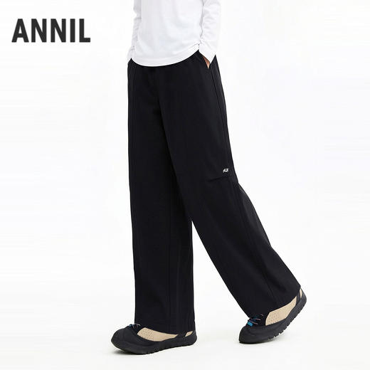 男女童全腰梭织单裤春季新款安奈儿童装EM616667 商品图1