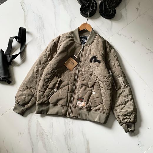 福神  男士迷彩绗缝飞行员外套棉服刺绣佛头海鸥 商品图4