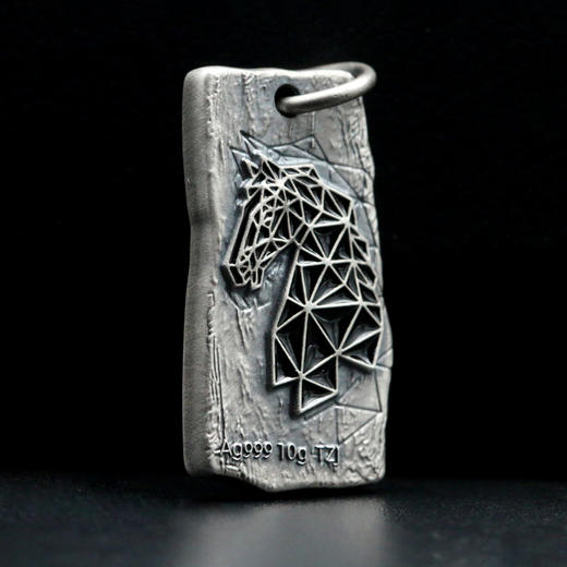 【银条】2026马年生肖贺岁10克小银条 逐梦之骏 送挂绳 商品图3