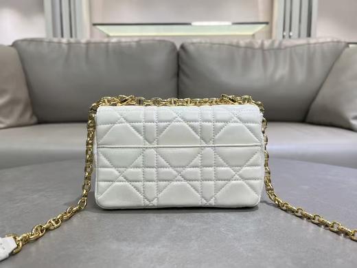 迪奥 Soft Caro 手袋 白色 小号 羊皮（LZ） 商品图1