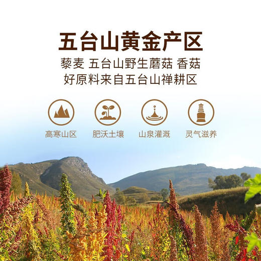 礼麦·拌饭酱下饭菜佐餐调味品 五台山特产 素食原味藜蘑酱礼盒170g*4瓶 商品图3