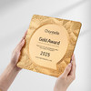 创意高档金属精雕奖牌定制授权牌牌匾定做高档荣誉证书聘书纪念 商品缩略图6