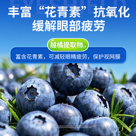 修正 金福力牌越橘叶黄素B-胡萝卜素胶囊  10粒/盒 商品图2