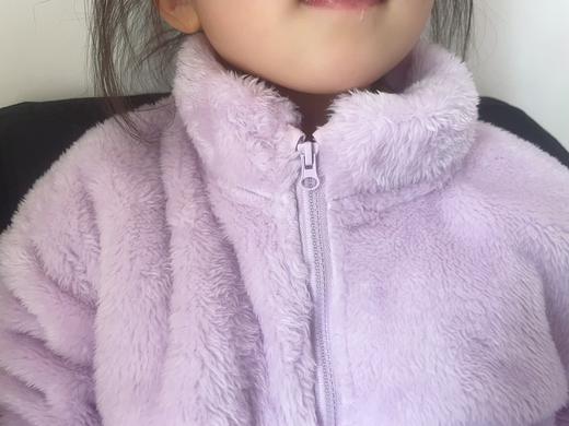 【细腻暖绒家居服】防静电 秋冬季新款儿童家居服套装中大童宝宝毛绒绒加厚男女童睡衣 商品图1