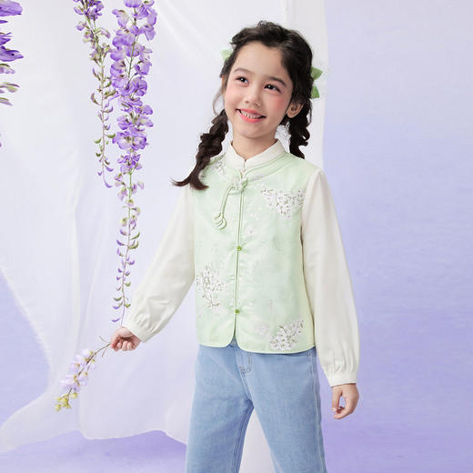 笛莎Deesha观山见女童衬衫 商品图1