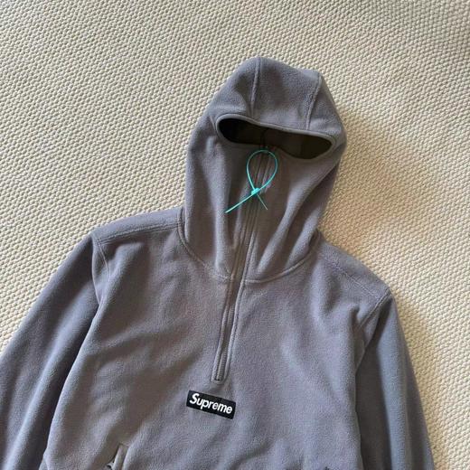 F010908联名款舒适时尚四色连帽半拉链抓绒卫衣男女同款 商品图13