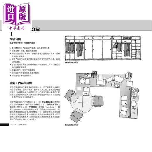 【中商原版】室内空间计画学 港台艺术原版 Roberto 麦浩斯 商品图1