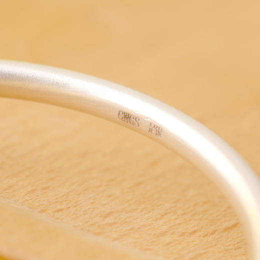 百福如意开口银手镯 商品图6