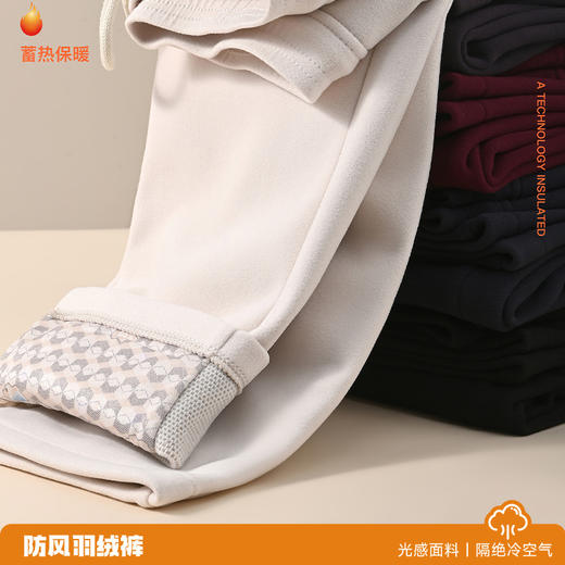 【多重黑科技羽绒裤】男女同款  抗寒-10没问题 10Ayi菌＋石墨烯发热面料+羽绒 ，内里填充90%白鸭绒充绒，加倍蓬松锁温#Z 商品图1