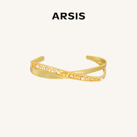 ARSIS｜纯真年代系列 复古交织飘带手镯