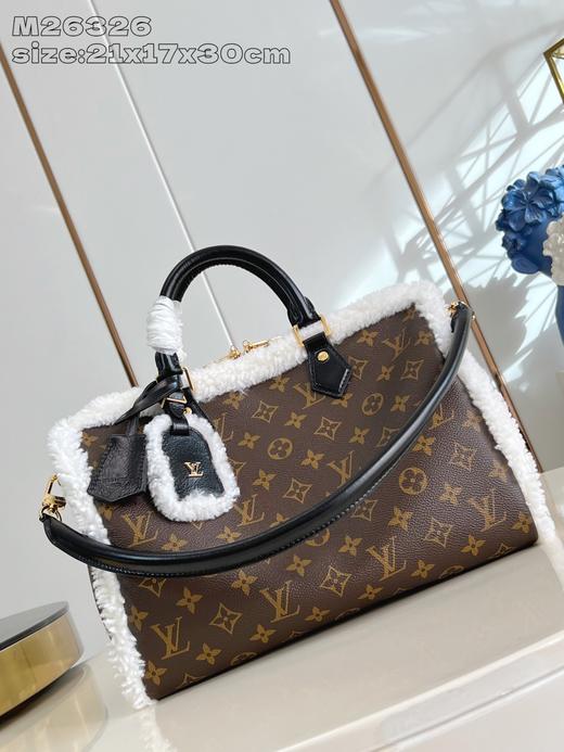 驴家 Speedy30 泰迪手袋羊毛皮饰边 商品图1