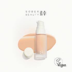 素幸微光轻润植萃粉底液