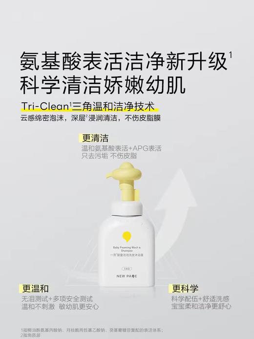 一页婴童洗发沐浴露（无香型）500ML/YY-40840 商品图1