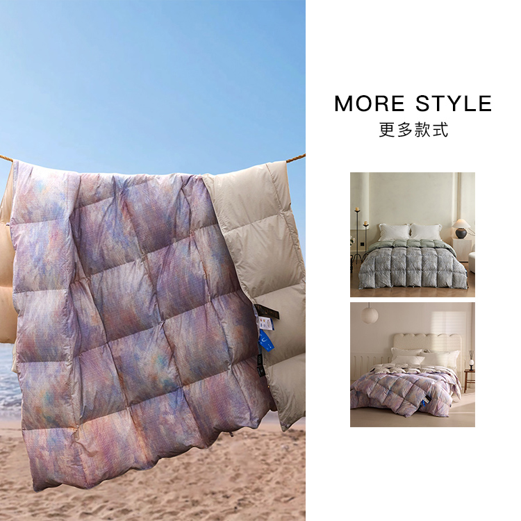 顶柔枫丹白露柔洗鹅绒被BX2272