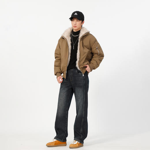 拼接毛边夹棉外套-纪念日百货门店同款167998925 商品图3