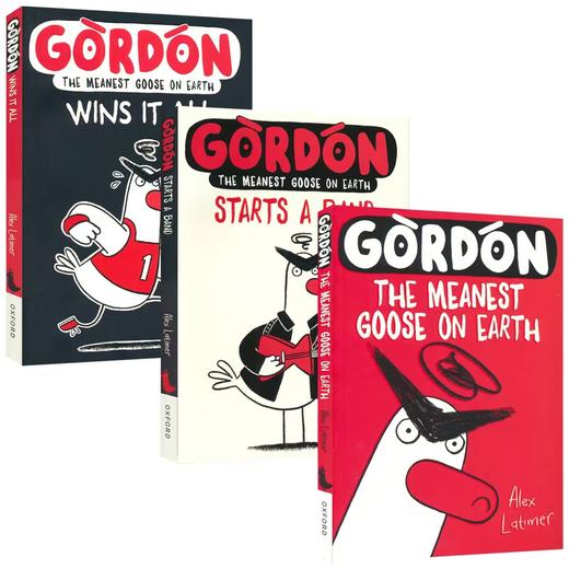 【蓝思400L-600L】坏鹅戈登3本套装  Gordon英文原版   幽默搞笑的初章书，儿童成长宝藏书 商品图2