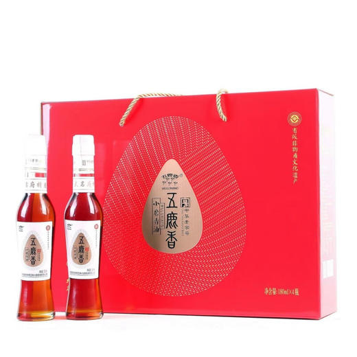 五鹿香 720ml白芝麻香油180ml*4礼品装JLD046 商品图1