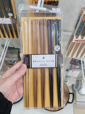 【日本进口木筷】日本原装进口天然木筷5双一盒手作工艺