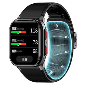 罗杰夫 AI赋能精准动态血压监测气泵式智能多功能电话手表