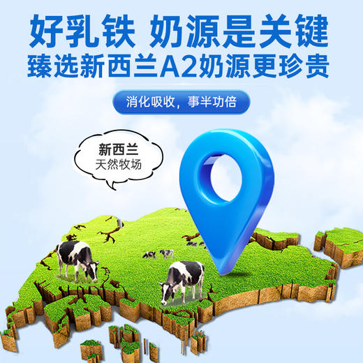 ⁵【蓝精灵乳铁蛋白】A2-β奶源 每包含乳铁蛋白110mg+ 水解乳清蛋白肽 50mg+接骨木莓100mg+后生元+益生元 1罐30小包 YY05-QTT-NBL 商品图1