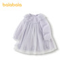 巴拉巴拉童装儿童连衣裙女童春秋装高腰网纱裙绣花裙子甜美精致 商品缩略图0