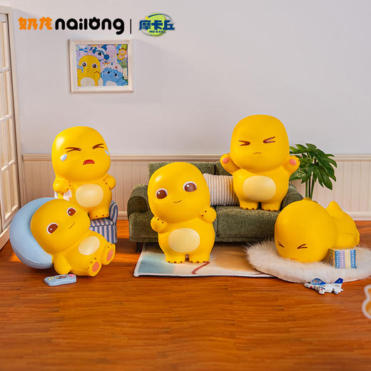 奶龙Q版捏捏乐盲盒 按压秒回弹不变形解压小摆件 商品图0