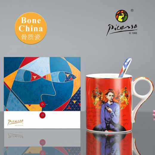 毕加索骨瓷艺术马克杯1人 商品图3
