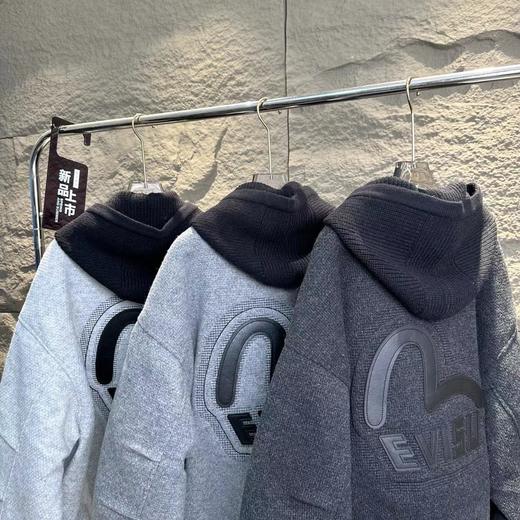 F010911字母标语刺绣羊绒连帽飞行员外套棉衣棉服 商品图10