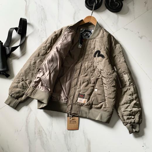 福神  男士迷彩绗缝飞行员外套棉服刺绣佛头海鸥 商品图6