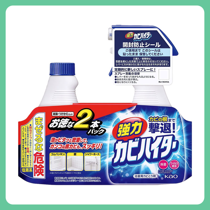 KAO花王浴室墙体除霉泡沫喷雾剂 400ml+400ml【一般贸易仓发货】