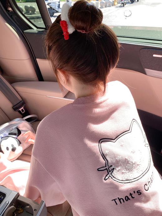 <曾小咸推荐>现货秒杀 ！微信超特价！韩系蕾丝蝴蝶结加绒卫衣 日常199.99 立减110 秒杀89.99！！ 商品图9