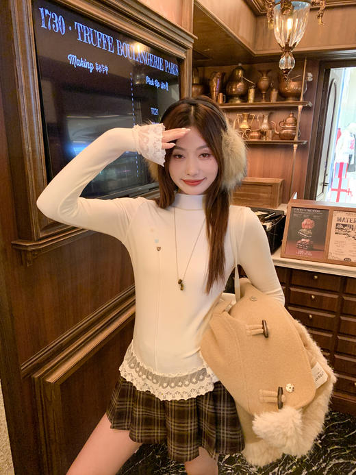 <曾小咸推荐>现货秒杀 ！微信超特价！韩系牛角扣毛呢外套 日常359.99 立减210 秒杀149.99！！ 商品图11