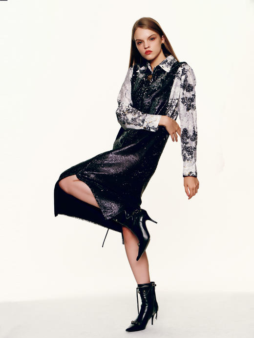 SAFICOO  新中式 高定版马甲式连衣裙 商品图2