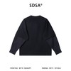 M5201SDSA男士秋冬新款痞帅男装潮牌袖子拼接圆领长袖T恤简约百搭舒适 商品缩略图5